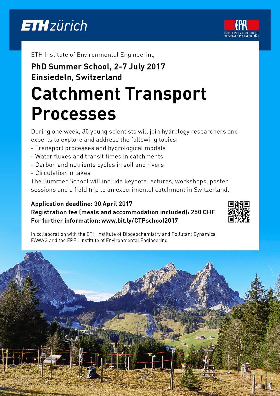 Catchment Transport Processes Summer School - Poster Catchment Transport Processes Summer School - Poster